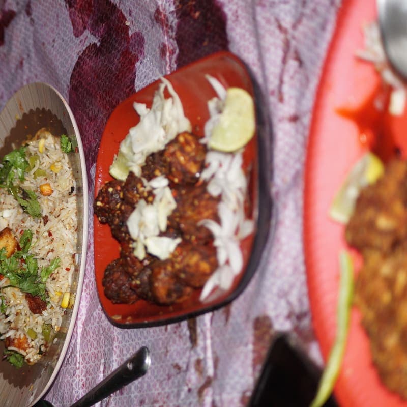 Veg Manchurian + Fried Rice